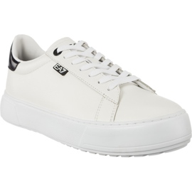 Ea7 Emporio Armani Unisex Pelle Sneaker 2480057A299 00010 hvid