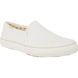 Keds Double Decker matte vævet 723 hvid