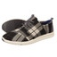 Toms Plaid Dame Del Rey Sneaker 890 sort brun grå
