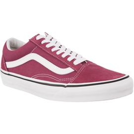 Vans Old Skool U64 Dry Rose True White rød