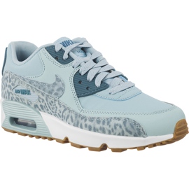 Nike Air Max 90 Læder Se Gg Ocean Bliss Noise Aqua White blå