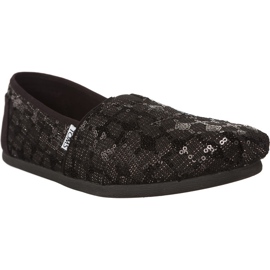 Toms Sequin Glitz kvinder Alpargata 925 sort