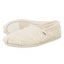 Toms Kabel Strik Shearling Kvinder Alpargata 943 hvid