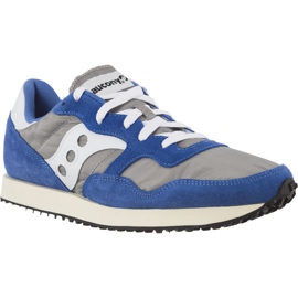 Saucony Dxn Trainer Vintage Grey Blue hvid blå grå