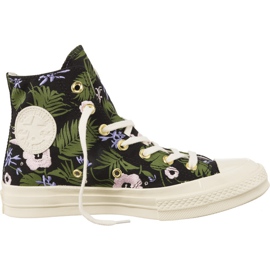 Converse 160518 Chuck Taylor All Star 70 Sort Cherry Blossom Egret violet grøn