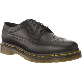 Dr. Martens 3989 Brogue Black Glat sort