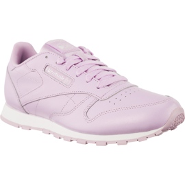 Reebok Klassisk læder Metallic Moonglow Hvid violet
