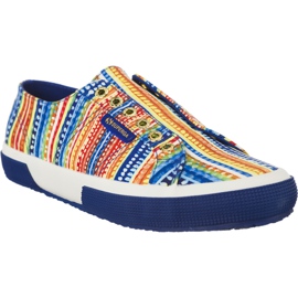 Superga 2750 Slipon Fabric Fan A43 flerfarvet