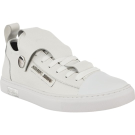 Armani Jeans Kvinder Læder Sneaker 9252537A663 41610 hvid
