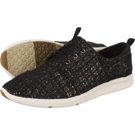Toms Glitter Uld Kvinders Del Rey Sneaker 277 sort grå