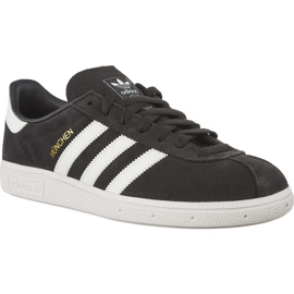 Adidas Munchen 322 Carbon FtwWht GoldMt hvid sort grå