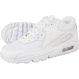 Nike Air Max 90 Mesh Gs 100 hvid