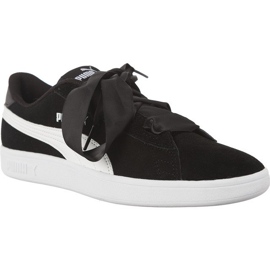 Smash V2 Ribbon PUMA Sort PUMA Hvid