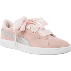 Puma Smash V2 bånd grå lyserød