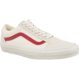 Vans Old Skool R1T Vintage Hvid Rococco Red flerfarvet rød