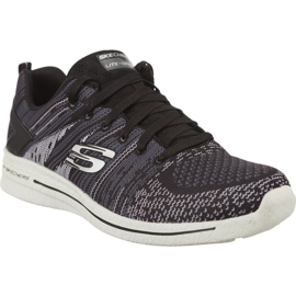 Skechers Burst Walk Bkgy 12651 Bkgy sort flerfarvet