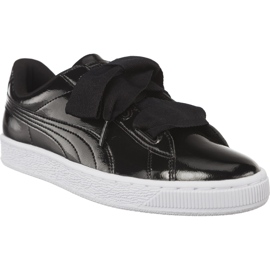 Puma Kurv Heart Glam Jr 701 sort