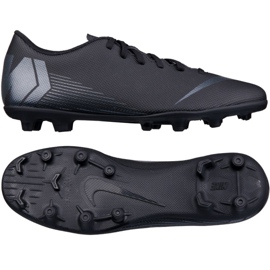 Nike Mercurial Vapor 12 Club M AH7378-001 fodboldsko sort sort