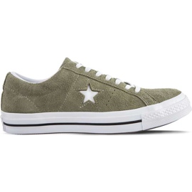 Converse C161576 One Star Field Surplus White White grøn