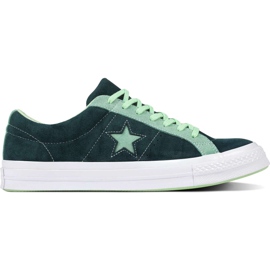 Converse C161614 En stjerne Carnival Pack Ponderosa Pine Neptune Green grøn