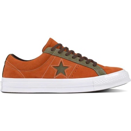 Converse C161617 One Star Carnival Pack Fed Mandarin Field Surplus brun flerfarvet