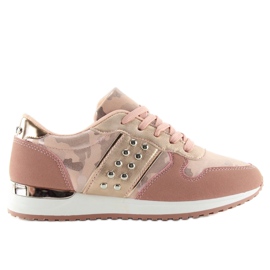 Pink camo pink sportssko 6234 lyserød