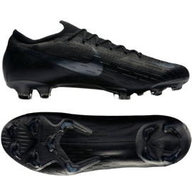 Nike Mercurial Vapor 12 Elite Fg M AH7380-001 fodboldsko sort sort