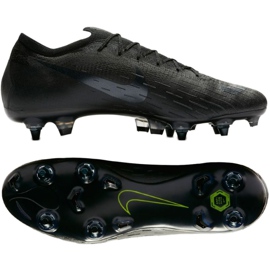 Nike Mercurial Vapor 12 Elite SG Pro AC AH7381-001 fodboldsko sort