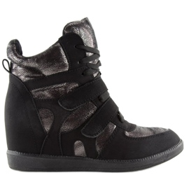 Sorte damesneakers 925-Y Sort