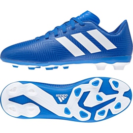 Adidas Nemeziz 18.4 FxG Jr DB2357 fodboldstøvler flerfarvet blå