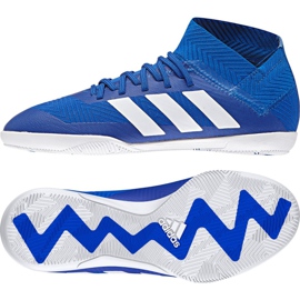 Adidas Nemeziz Tango 18.3 IN Jr DB2374 fodboldstøvler blå blå