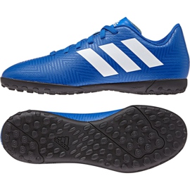 Adidas Nemeziz Tango 18.4 Tf Jr DB2381 fodboldstøvler flerfarvet blå