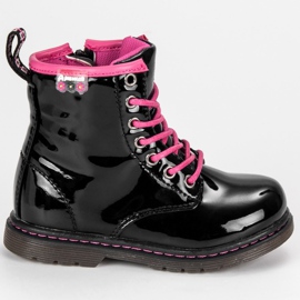 American Club Malede amerikanske bootees sort