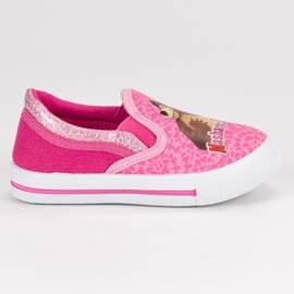 Sneakers Slipony Masha And Bear lyserød