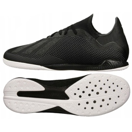 Adidas X Tango 18.3 In M DB2442 fodboldstøvler sort sort