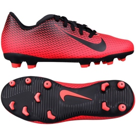 Nike Bravata Ii Fg Jr 844442-601 fodboldsko rød rød
