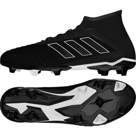 Adidas Predator 18.2 Fg M DB1996 fodboldstøvler sort sort