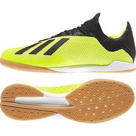 Adidas X Tango 18.3 In M DB2441 fodboldstøvler gul gul