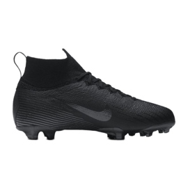 Nike Mercurial Superfly 6 Elite Fg Jr AH7340-001 fodboldsko sort sort