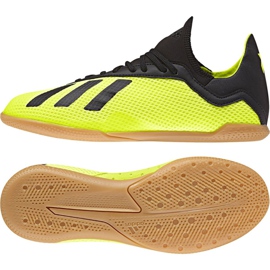 Indendørs sko adidas X Tango 18.3 I Jr DB2426 gul gul