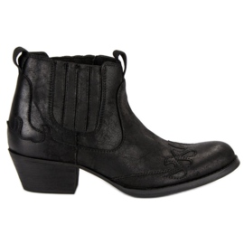 Corina Sorte cowboystøvler