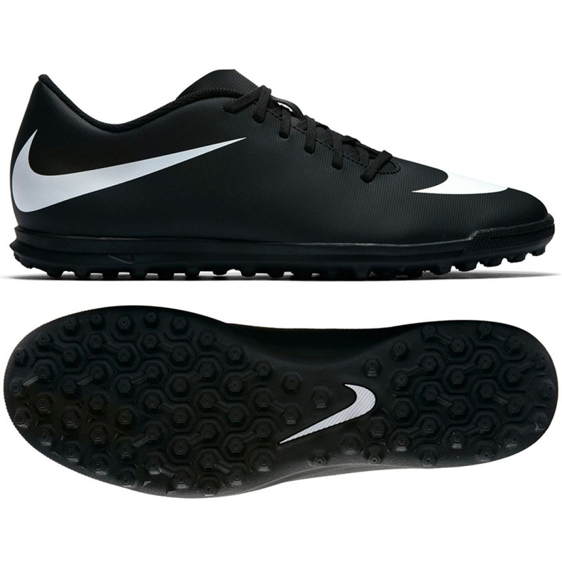 Nike BravataX Ii Tf M 844437-001 fodboldstøvler sort flerfarvet