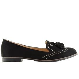 Sorte loafers til kvinder 22-05 Sort