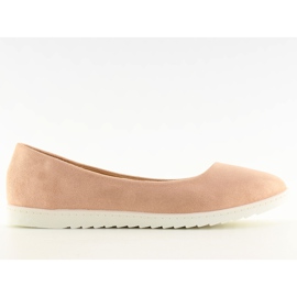 Glat lyserøde ballerinaer til kvinder BH1236-BL Pink