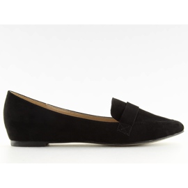 Sorte mandel loafers DO-38 sort