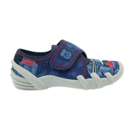 Befado børnesko hjemmesko sneakers 273x233 blå rød marine blå