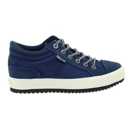 Big Star 274502 wedge sneakers marine blå