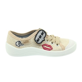 Befado børnesko, sneakers 251x098 grå gul rød