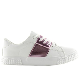 Damesneakers hvid og pink M896 WHITE / PINK violet