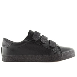 Sorte XL10P Sorte velcro sneakers